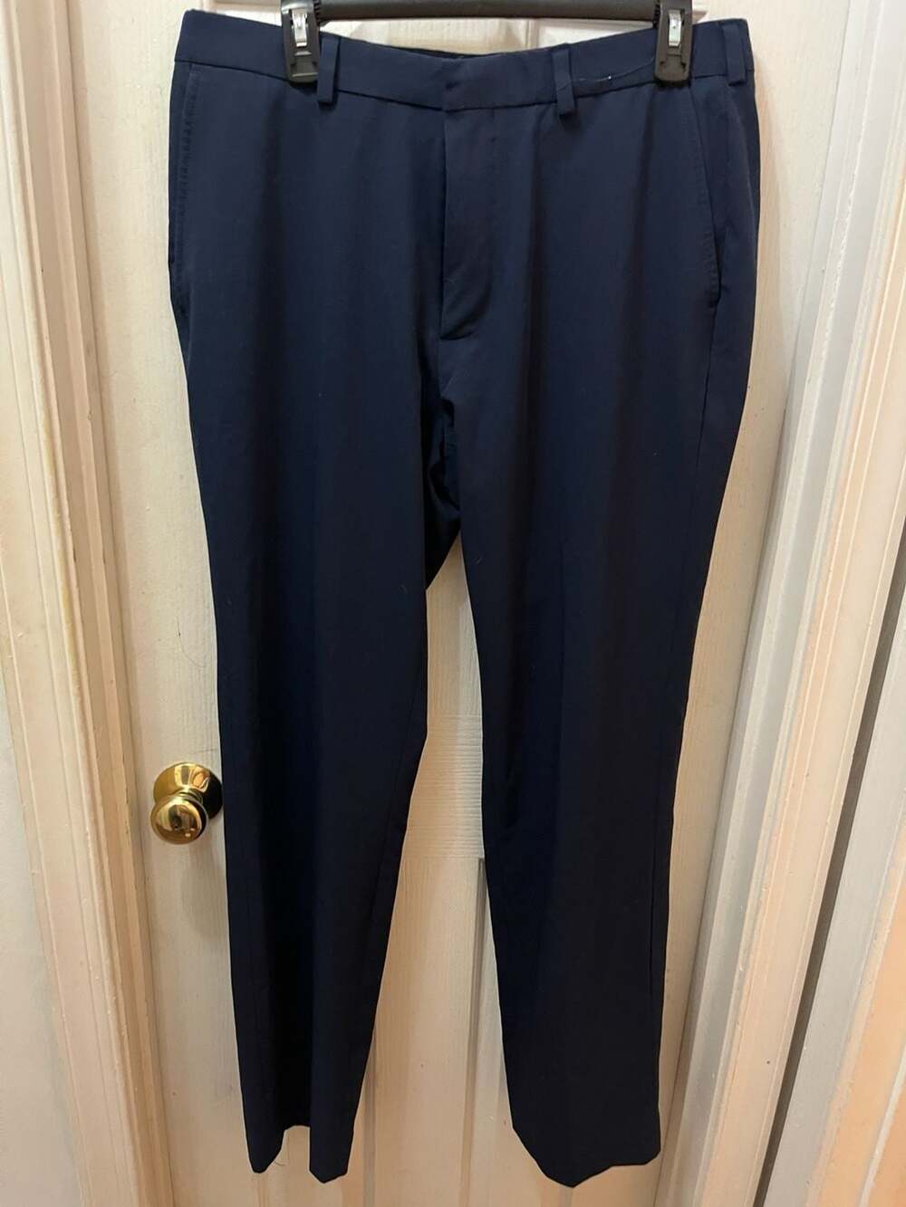 George Pants Size 34x32 Navy Dress Slacks